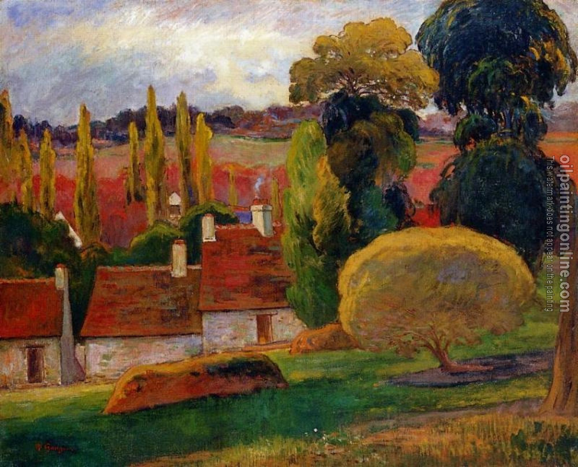 Gauguin, Paul - Farm in Brittany